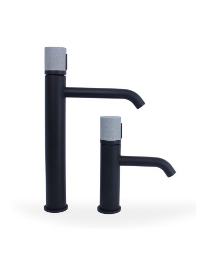 Смеситель для раковины Bronze de Luxe Focus 24601BG Черный матовый