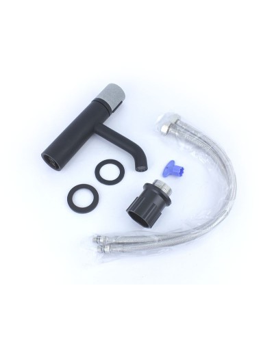 Смеситель для раковины Bronze de Luxe Focus 24601BG Черный матовый