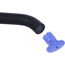 Смеситель для раковины Bronze de Luxe Focus 24615BG Черный матовый