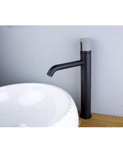 Смеситель для раковины Bronze de Luxe Focus 24615BG Черный матовый