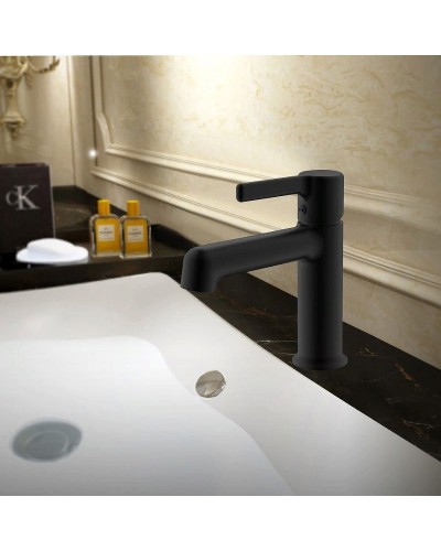 Смеситель для раковины Haiba HB10814-7 Черный матовый