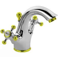 Смеситель для раковины Migliore Lady 18841 Хром Золото