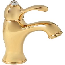Смеситель для раковины Migliore Lem Swarovski 18893 Золото