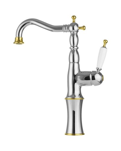 Смеситель для раковины Migliore Oxford 19157 Хром Золото