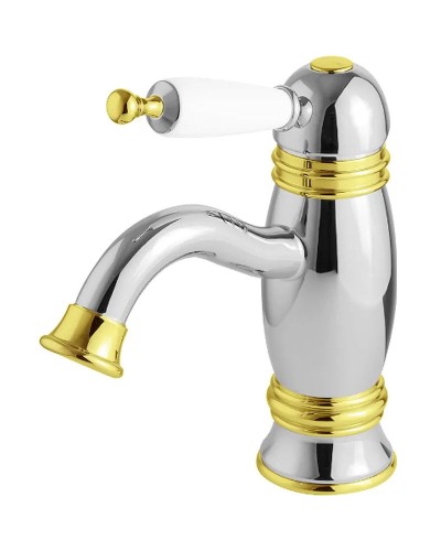Смеситель для раковины Migliore Oxford 19159 Хром Золото