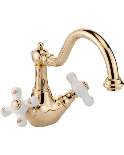 Смеситель для раковины Migliore Provance 19482 Золото