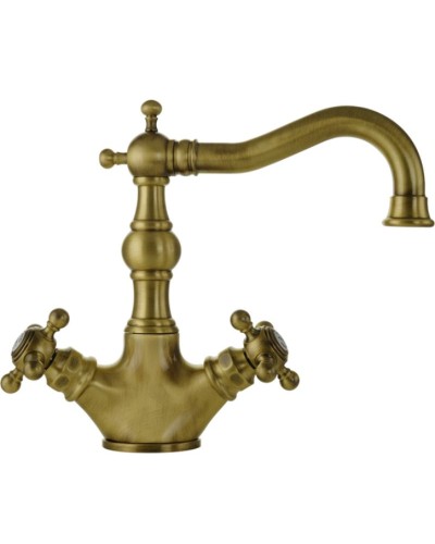 Смеситель для раковины Migliore Arcadia 18382 Бронза