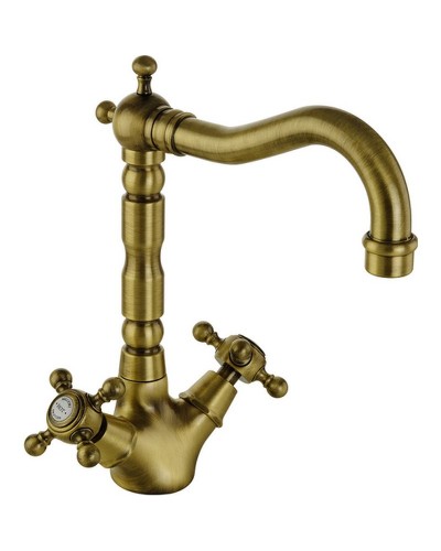 Смеситель для раковины Migliore Revival 19492 Бронза