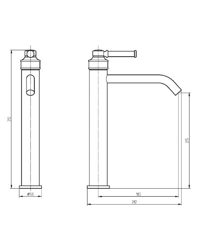 Смеситель для раковины Migliore Ermitage Mini 30855 Черный матовый