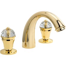 Смеситель для раковины Migliore Prestige Crystal 30860 Золото