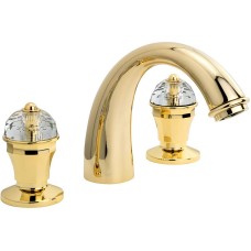 Смеситель для раковины Migliore Prestige Crystal 30860 Золото