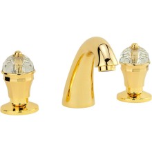 Смеситель для раковины Migliore Prestige Crystal 30860 Золото