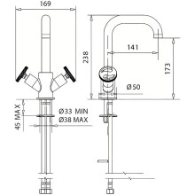 Смеситель для раковины Migliore Reversa 28208 Золото