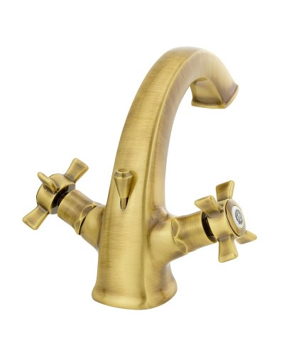 Смеситель для раковины Migliore Korona 28502 Бронза