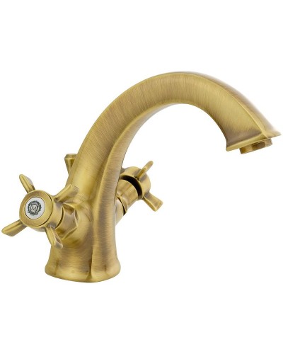 Смеситель для раковины Migliore Korona 28502 Бронза