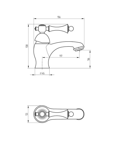 Смеситель для раковины Migliore Bomond 30004 Хром