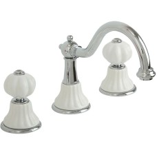 Смеситель для раковины Migliore Olivia 19007 Хром Белый