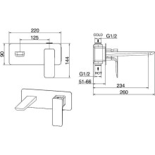 Смеситель для раковины Allen Brau Infinity 5.21003-00 Хром
