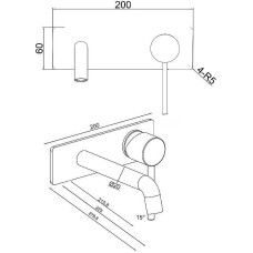 Смеситель для раковины Allen Brau Glority 5.51004-00 Хром