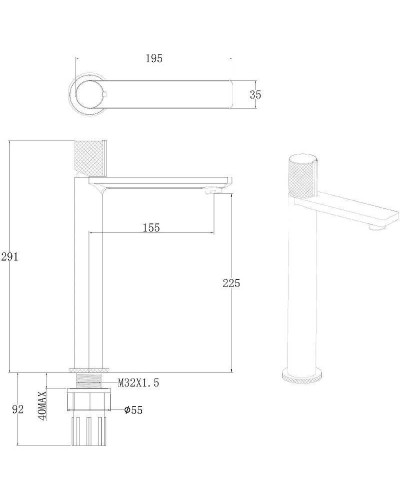 Смеситель для раковины Allen Brau Liberty 5.33002-00 Хром