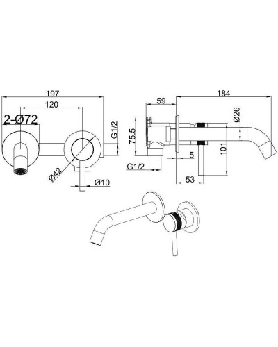 Смеситель для раковины Allen Brau Priority 5.31030-00 Хром