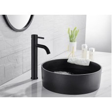 Смеситель для раковины Abber Wasser Kreis AF8111B Черный матовый