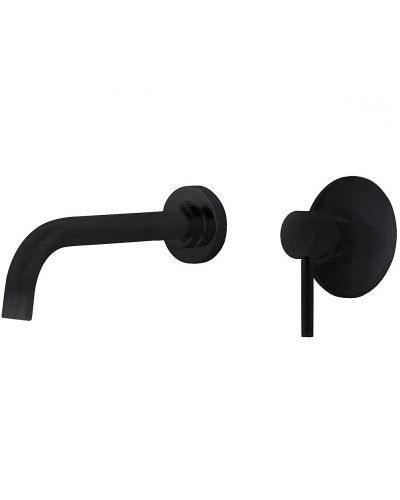 Смеситель для раковины Abber Wasser Kreis AF8112B Черный матовый