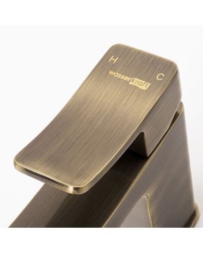 Смеситель для раковины WasserKRAFT Exter 1603 Светлая бронза