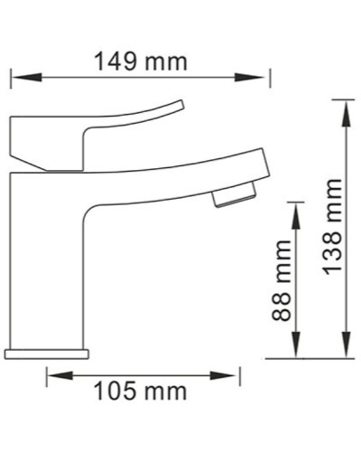 Смеситель для раковины WasserKRAFT Exter 1603 Светлая бронза