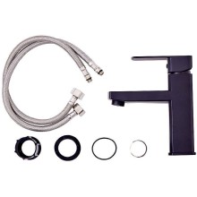 Смеситель для раковины Orange OneLife P06-021b Черный матовый