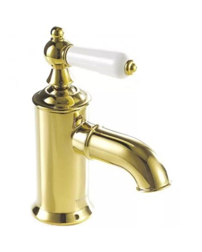Смеситель для раковины Bravat Art F175109G Золото