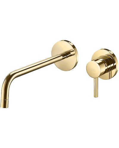 Смеситель для раковины Paffoni Light LIG006HG70 Золото медовое