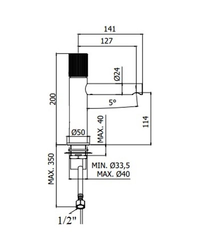 Смеситель для раковины Paffoni Jo JO071CR Хром