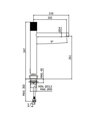 Смеситель для раковины Paffoni Jo JO081CR Хром
