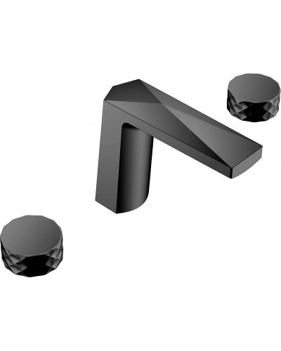 Смеситель для раковины Boheme Venturo 150-B-DIAMOND Черный матовый