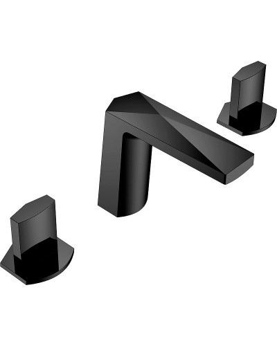 Смеситель для раковины Boheme Venturo 150-B-ICE Черный матовый