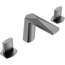 Смеситель для раковины Boheme Venturo 150-GM-ICE Оружейная сталь