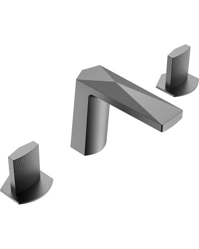 Смеситель для раковины Boheme Venturo 150-GM-TOUCH Оружейная сталь
