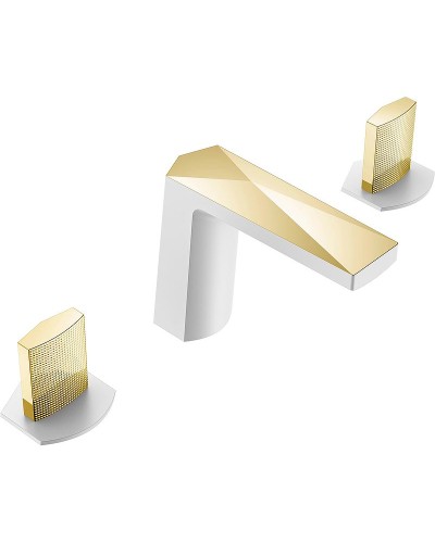 Смеситель для раковины Boheme Venturo 150-WG-TOUCH Белый Золото