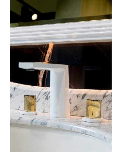 Смеситель для раковины Boheme Venturo 150-WG-TOUCH Белый Золото