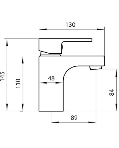 Смеситель для раковины Koller Pool Round Arc RA0200 Хром