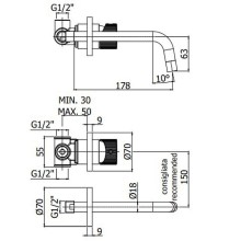 Смеситель для раковины Paffoni Jo JO006CR70 Хром