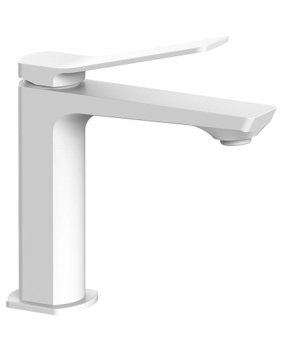 Смеситель для раковины Paffoni Tilt TI071BO Белый матовый