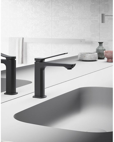 Смеситель для раковины Paffoni Tilt TI071NO Черный матовый