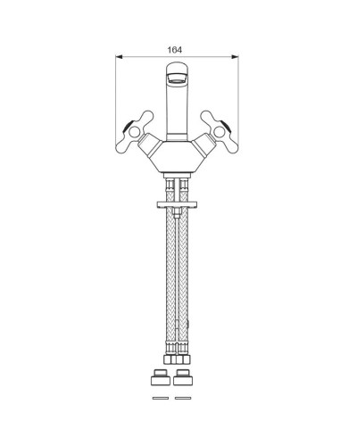 Смеситель для умывальника Vidima Ретро BA119AA