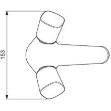 Смеситель для умывальника Vidima Квадро BA243AA