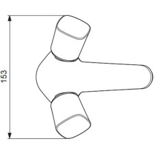 Смеситель для умывальника Vidima Квадро BA243AA