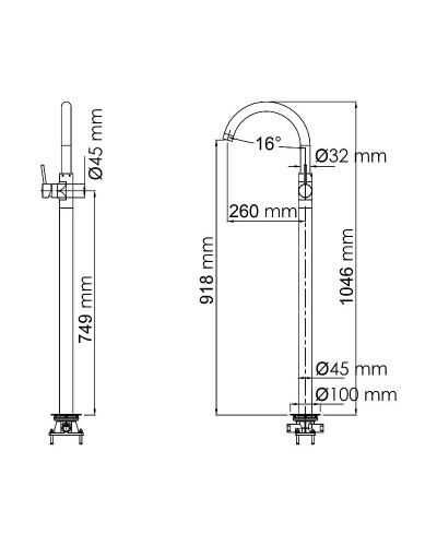 Смеситель для раковины WasserKRAFT Main 4153 Хром