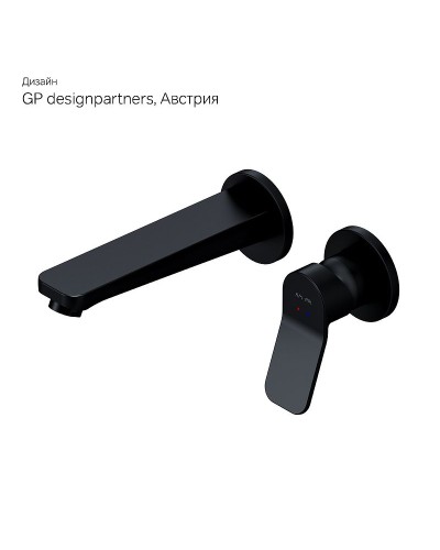 Смеситель для раковины AM.PM X-Joy F85A72622 Черный матовый