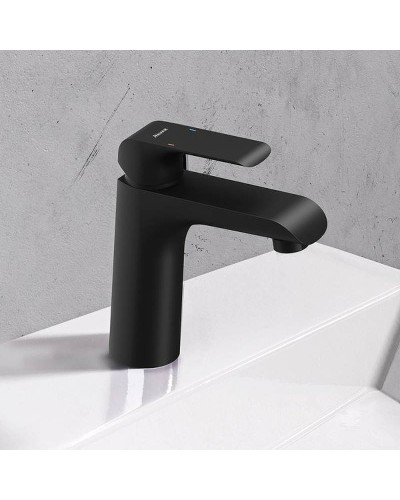 Смеситель для раковины Ravak Flat FL 013.20 X070172 Черный матовый